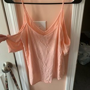 Aerie Coral Off the shoulder Top